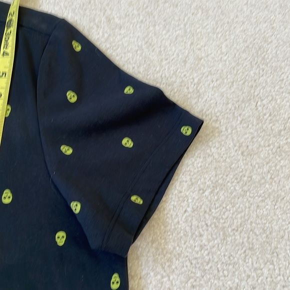 Adidas NEO Men’s Skull Glow in Dark Black Polo Golf Shirt ~ Medium ~ NWT RARE!💀 - Picture 9 of 9